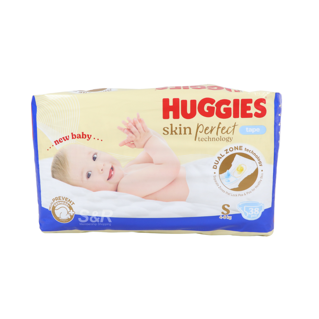 Huggies Skin Perfect Technology Tape Diaper S 38pcs